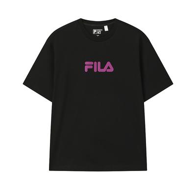 Fila Original Colorful Fashion Simple Classic Retro Large Logo Sports Trendy Casual Versatile Comfortable Loose Short Sleeve T-Shirt F51U619102FZA