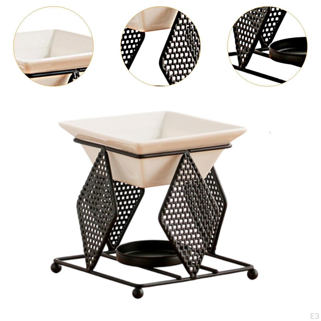 Ätherisches Öl Brenner Kerze Tarte Desktop Keramikschale Aroma Wärmer Teelichthalter für