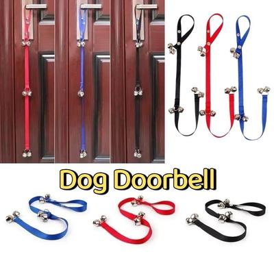Adjustable Length Dog Doorbell Universal Creative Pet Training Bell Rope Design Sounding Bell Dog Potty Training Bell