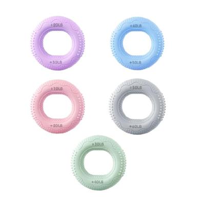 Adjustable Hand Grip Rings Carpal Expander Silicone Exerciser Portable Muscle Finger Forearm Trainer for Homes Gym