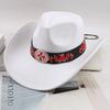 Western Cowboy Style Tibetan Fashion Top Hat Autumn/Winter New Collection Deer Skin Velvet Large Edge Riding Hat