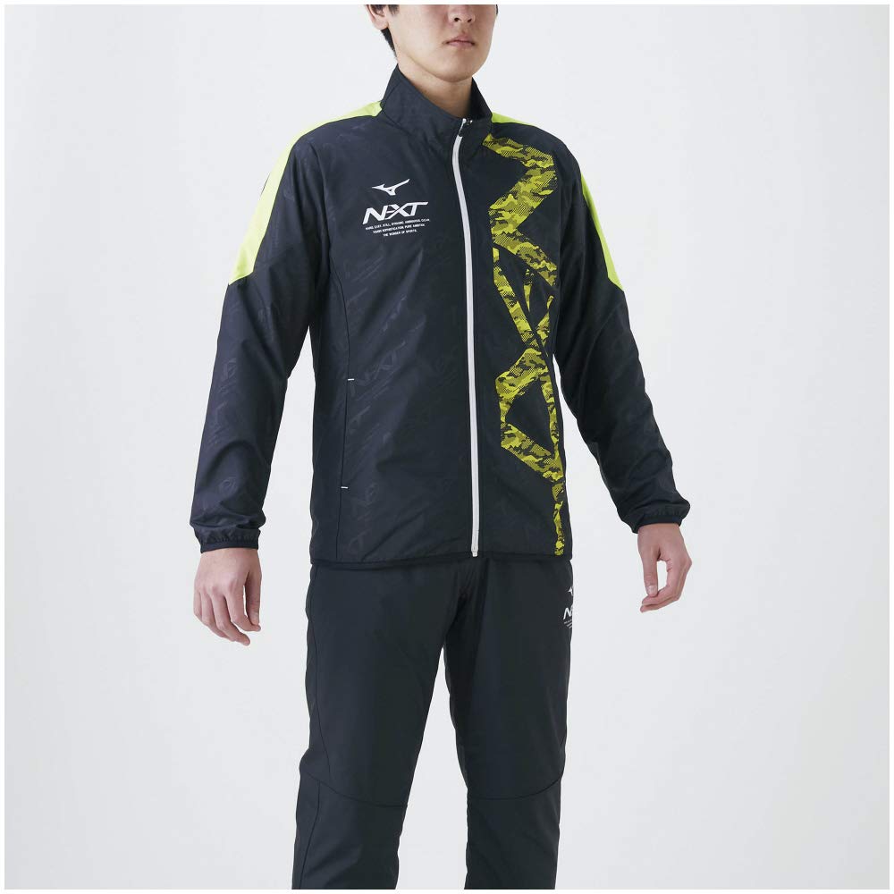 Mizuno Breath Thermo Warmer Training Size Small N-XT Jacket, 32JE0740, Black, (Japan)