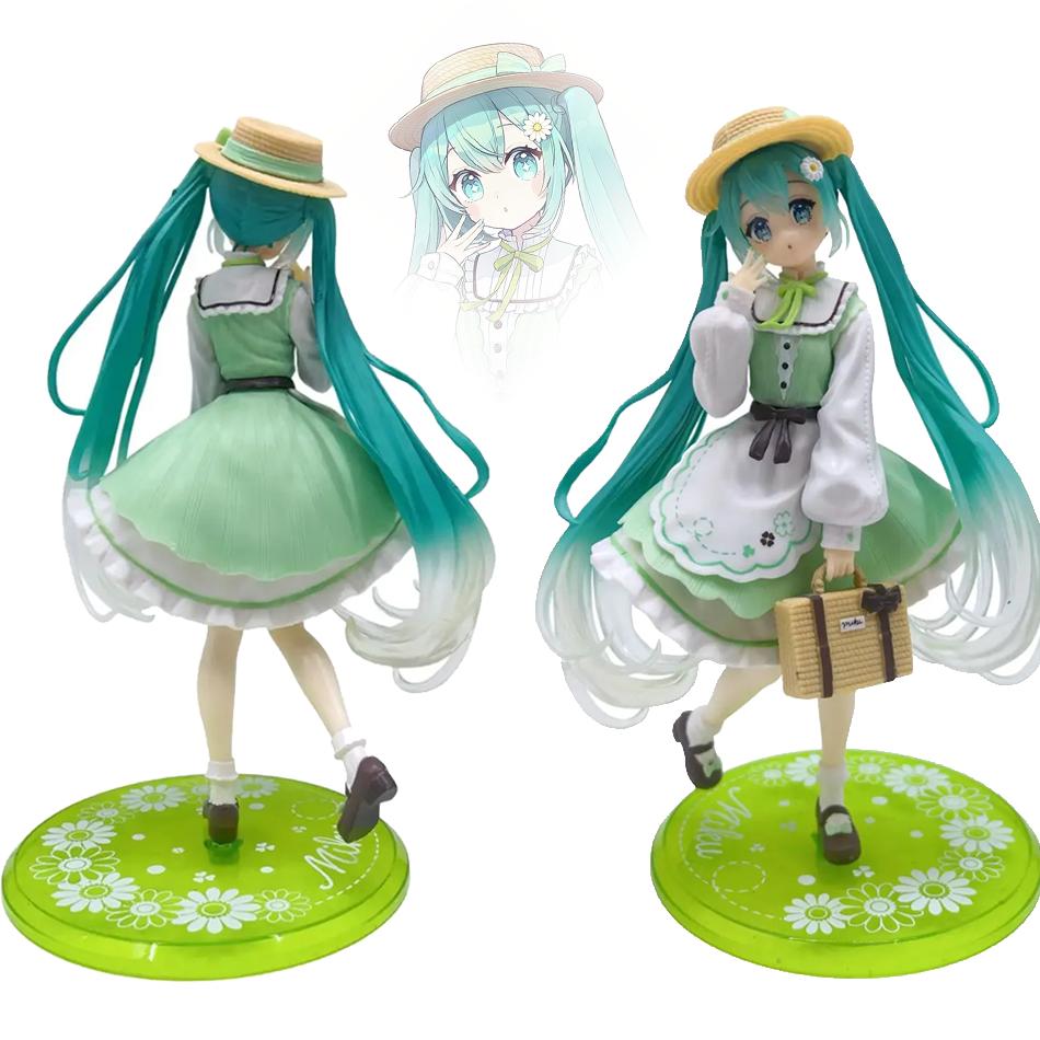 In Stock Trendy Anime Pastoral Style Figures Clover Girls Cute Desktop Model Toys Ideal Gift Choice