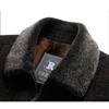 Giacche invernali da uomo di mezza età e anziani Papà Abiti invernali Ciniglia Plus Size Cardigan caldo addensato in velluto L-5XL