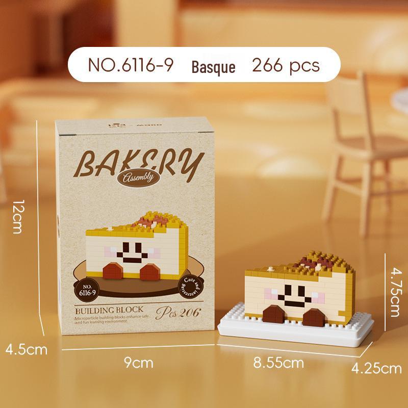 

LEGO-Compatible Bread Series: Croissant, Sandwich & Swiss Roll Building Blocks for Kids