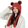 Frog Knitted Wool Hat Women Winter Cute Ear Bag Head Cover Cuckold Ear Protection Warm Ear Cup Autumn and Winter Students