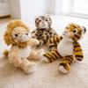 Cuter Giraffe Sheep Elk Tiger Lion Elephant Plush Dolls With Pp Cotton Filling For Kids Gift And Home Decor