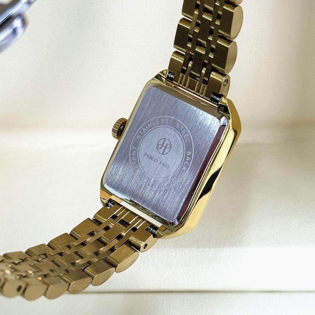 New Luxury Women's Rhinestone Waterproof Quartz Watch with Steel Band