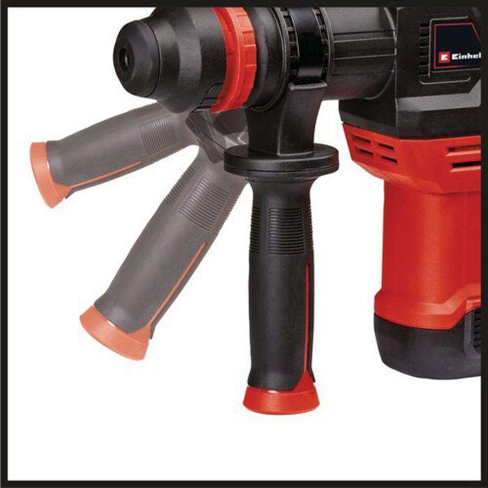 Einhell marteau démolisseur te-dh 5 (5 j, mandrin sds-plus, poignée anti-vibration) livré avec coffret e-box