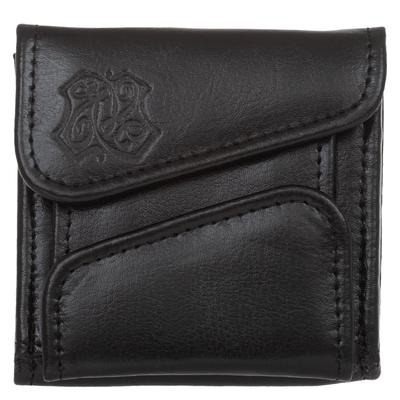 Small Leather Wallet Saddler Plon Black