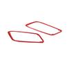 Red  Carbon Fiber Inner Door Handle Frame Trim Cover For Toyota Supra A90 19-22