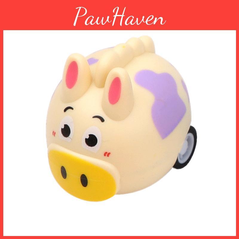 Childrens Cartoon Bunny Mini Pull Back Car With Animal Design For Kids Playroom Decor