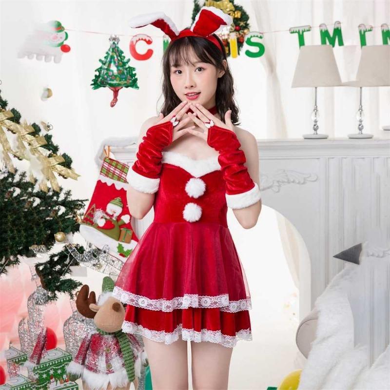 Sexy Costume Maid Uniform Temptation Bunny Halloween New Christmas Dress