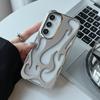 3D Flame Pattern Hollow Case For Samsung Galaxy S25 S24 Plus S23 S22 Ultra A55 A54 A15 A16 A26 A36 A56 5G Heat Dissipation Cover