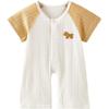 TONGTAI Baby Unisex Pure Cotton Short Sleeve Romper