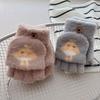 - Jahresalte Kinderhandschuhe 2 Winter Cartoon Baby Kältefest Niedlich Warm Verdickt Fünffinger Klapp-Halbfinger Finger