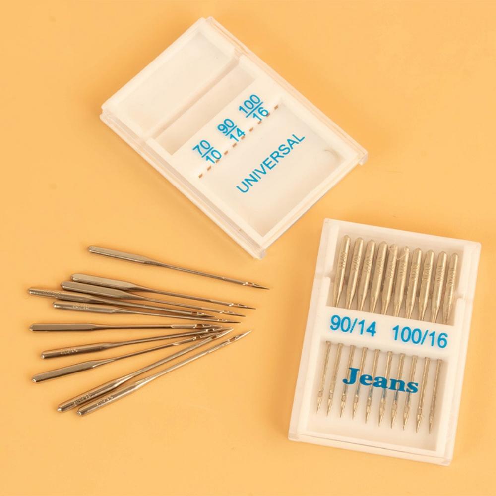 20pcs Sewing Machine Needles Jeans Universal Regular Point Sewing Needles Ball Point Head for Homehold Sewing Machine Supplies