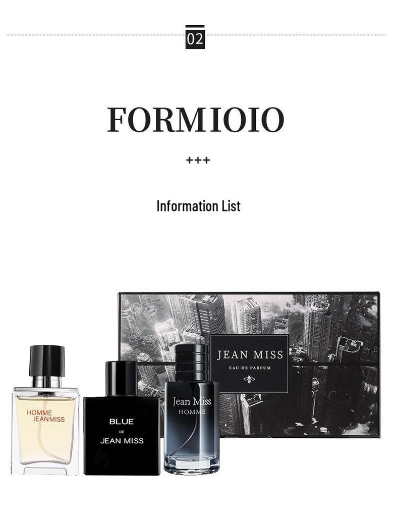 Azure Men's Long-Lasting Eau de Toilette: Earthy & Woody Perfume 3-Piece Set - Vietnam Scent Collection.