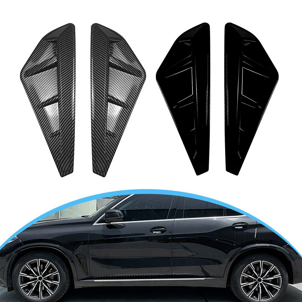 2Pcs Car Side Wing Air Flow Fender Vent Cover For BMW For X5 X5M G05 2019 2020 2025 2025 Interior Decoration