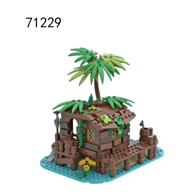 

MOC-71229 143230 130115 Small Particle Building Blocks Miniature Pirate Castle 3D Building Model Toy PDF Guide by Email