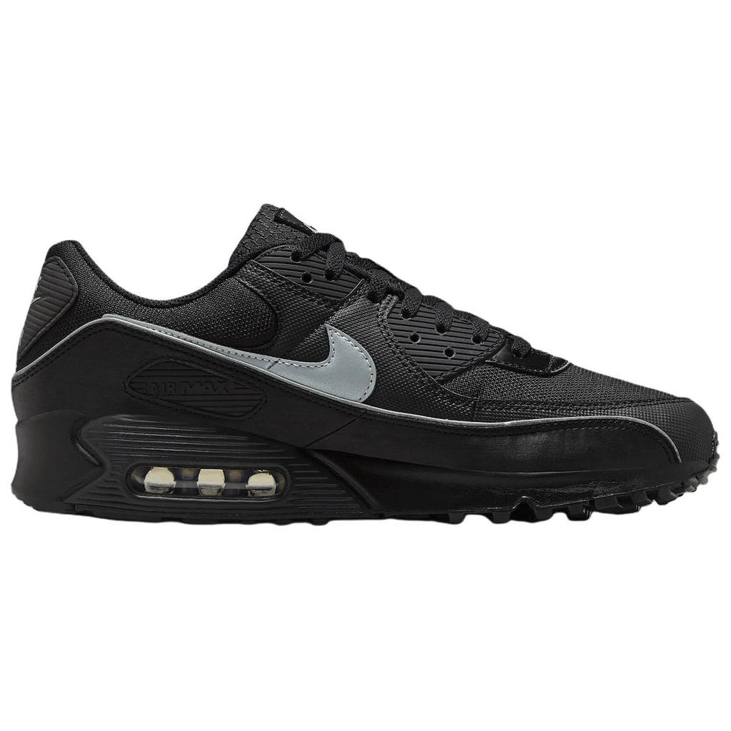 Nike Air Max 90 Premium Reflective Black Unisex Sneakers Anthracite Multi-Color HV4517-002