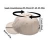 Plain Korean Style Short Brim Baseball Cap for Men Women, Ideal for Outdoor Camping Daily Streetwear Casual Fashion Hat
