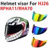 Rpha11 Visor for HJC HJ26 Rpha 70 St Dustproof Windproof UV Cut Sunscreen Shield Electroplated Motorcycle Helmet AccessoriesSpeed Sensors 6