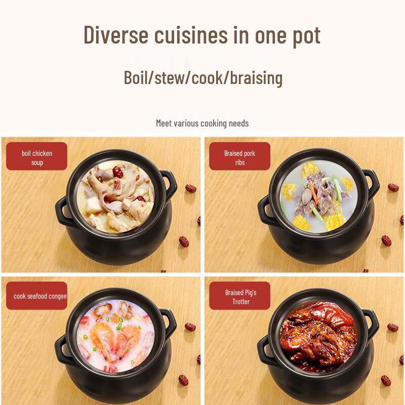Lichuan Huaxing Heat-Resistant Ceramic Casserole Pot