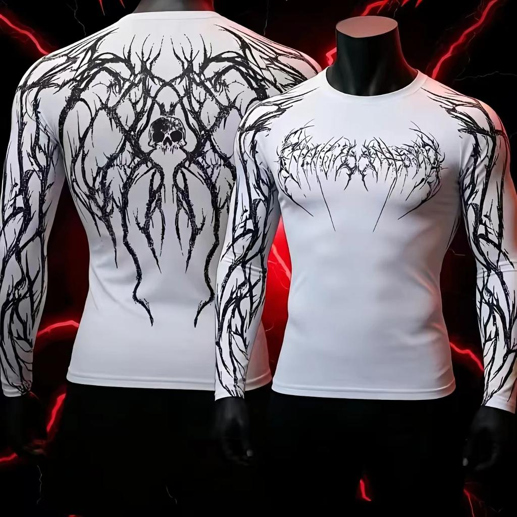 Custom Design Sublimation BJJ MMA Men's Rashguard Rash Guard Surf Long Sleeve Jiu Jitsu T-Shirt Men's Compression Rash Guard