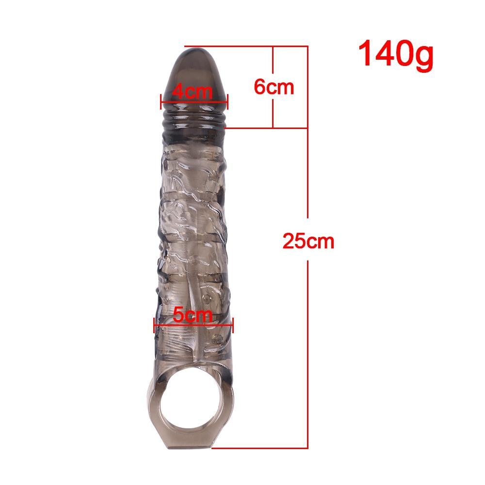 MoDi Penis Extender Sleeve Reusable Dildo Cover Delay Ejaculation Penis Massage Erotic Toys