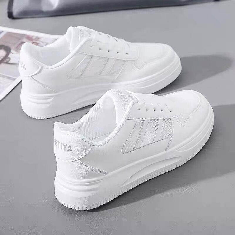 Little White Shoes 2025 New Niche Fashion Casual Comfortable Lightweight Non-slip Wear-resistant Low-top Sports Women's Shoes