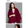 Soft Faux Cashmere Double Sided Scarf Women Fashion Winter Warm Shawl