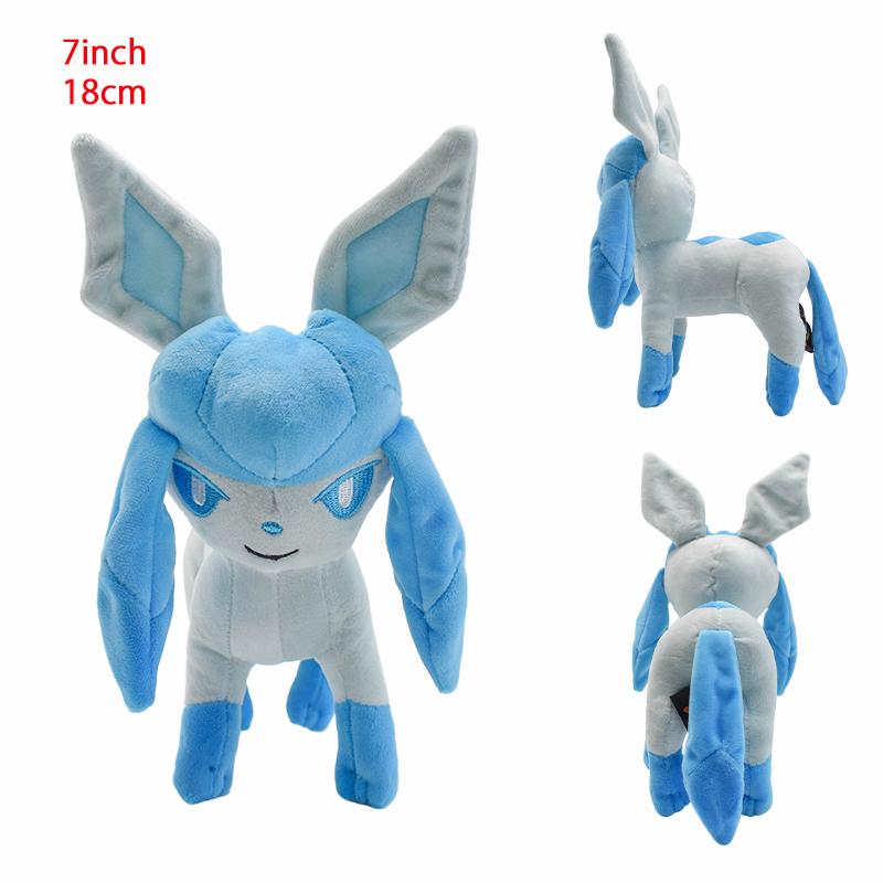 32 Style Eevee Plush Toy Pokemon Eeveelution Umbreon Vaporeon Jolteon Flareon Espeon Leafeon Cartoon Stuffed Animal Doll Peluche