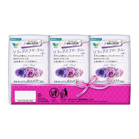 Achat de 2 Laurier Kirei Style Protège-slip Floral Relaxant 36 Pièces x 6 Total 216 Pièces [Lots en Vrac] Protège-slips, Parfum, Paquets,