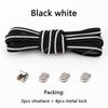 No tie Shoe laces Elastic laces Sneakers Flat Shoelaces without ties Quick Shoelace for Shoes Kids Adult One Size fits All Shoes