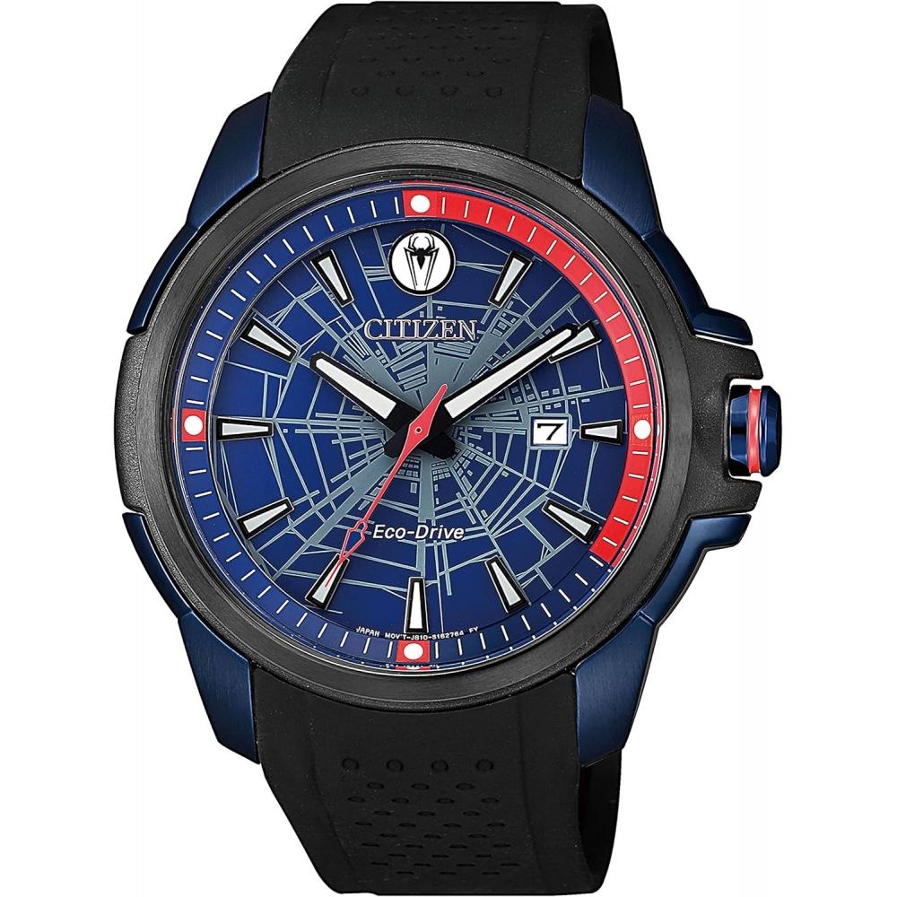 

Citizen [Citizen] Часы Spider Man Модель с оригинальной коробкой AW1156 01W мужские черные