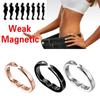 2 Pack Lymphatic Drainage Magnetic Ring Adjustable Opening Ring Weight Loss Slimming Magnetic Ring for Men Women