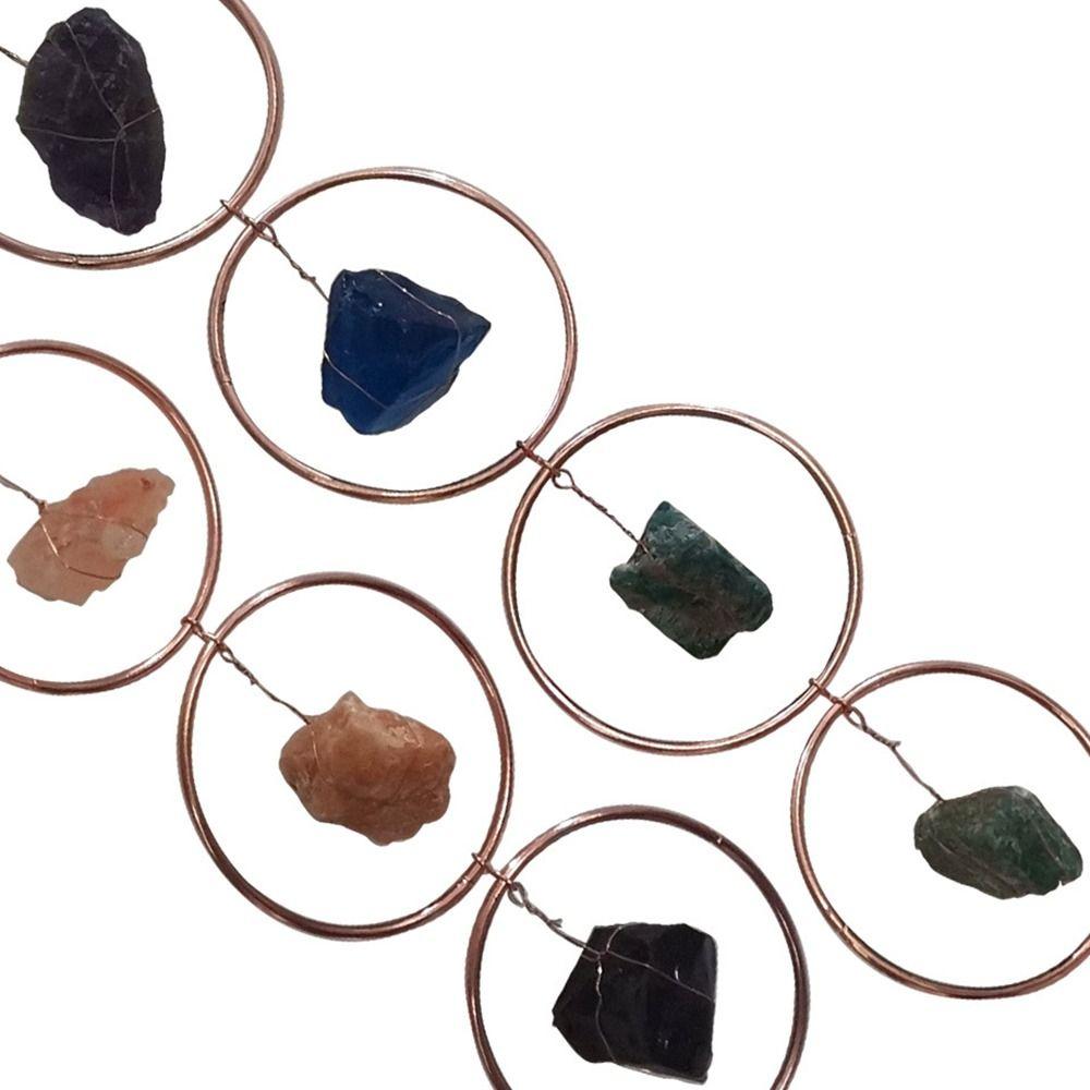Quality Home Decorations Crystal Hanging Ornament Gem Wind Chime Chakra Gemstones Gem Pendant