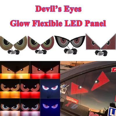 Devil's Eye Light RGB Dynamic Demon Eye Decorative Light Led Display Decor Pixel Panel Windshield USB 5V Multi-Mode Lamp