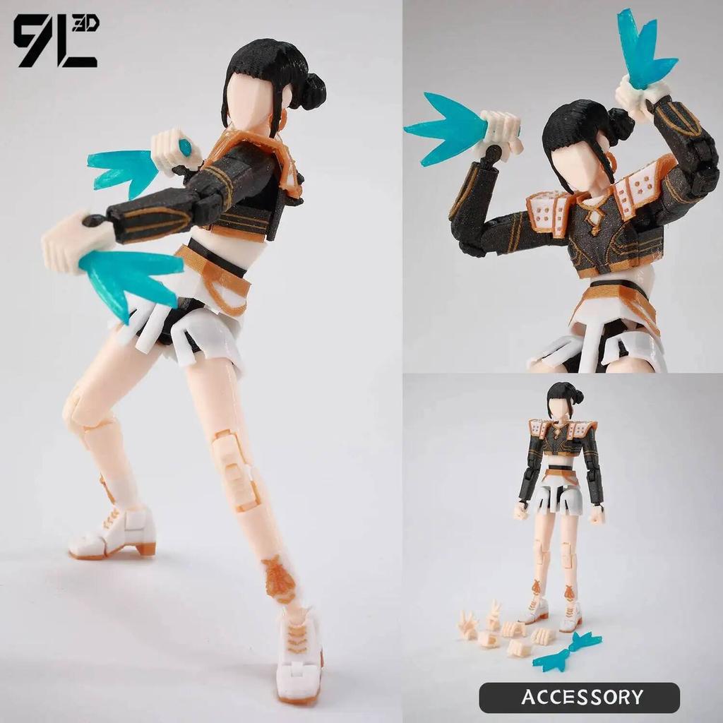 9L3D Invincible Slayer Daryl Dixon Lucky13 Action Figure Dummy13 Multi-Jointed Collectible Model Toys Titan13 Birthday Gifts T13
