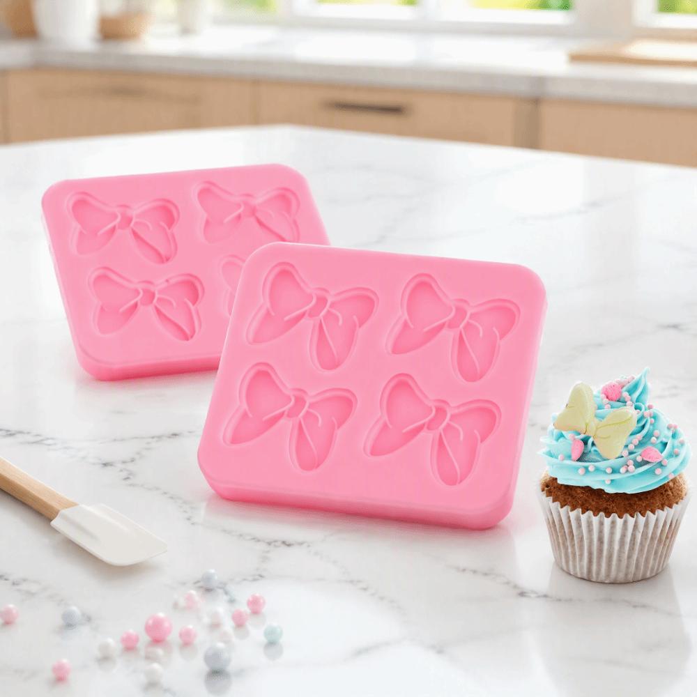 2pcs Multipurpose Silicone Fondant Mold Food Grade Silicone Chocolate Mold For Chocolate Making
