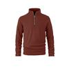 Men's Woolen Fleece Jacket with Sheepskin Lining and Thickened Collar Pullover Sweater for Autumn and Winter