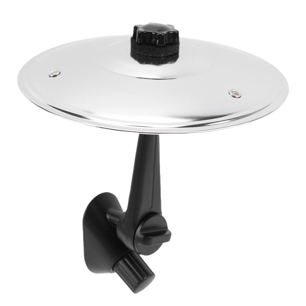 Car Crash Cymbal Alloy Car Cymbal Air Vent Mini Drum Crash Cymbal for Drummer Music Lovers Gift Silver