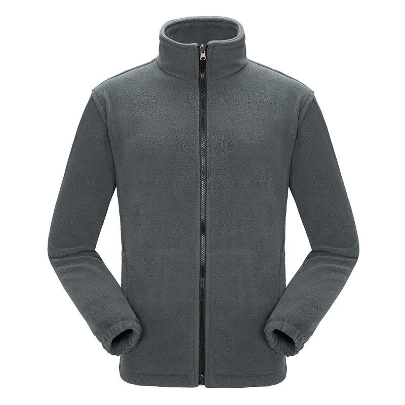 Unisex Sports Outdoor Polar Fleece Jacket - Thick, Warm, Plus Velvet for Autumn and Winter