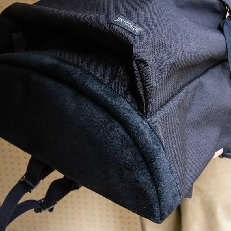 [BLUE LUG] The Day Pack BlackBlack Suede Daypack, BlackBlack Suede Backpack, Made In Japan