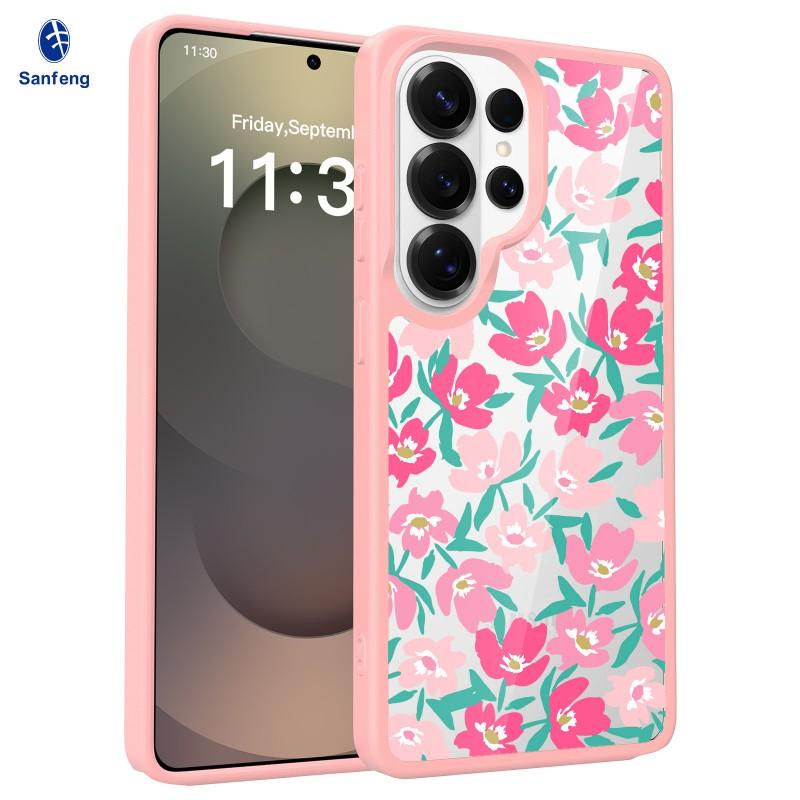 Tailor-made S26ultra Magnetic Phone Case S25 Plus Two-in-one Skin-sensitive Transparent Protective Cover