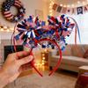 Patriotic Headbands With Stars Balloons, Red Blue, 4th Of Party Accessories, Independence Day Memorial Day Supplies