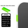Fit for 16mm Pickleball Paddle Edge Protector Weighted Blocks Shock Absorption Edge Protector Clips Decorative Colorful