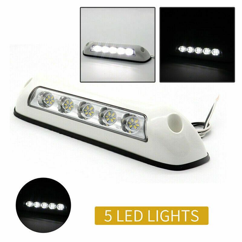 5LED 12V 6W Outdoor Yacht Caravan Camper Light Waterproof Yacht Caravan Boat Spotlight 6000K white Lamp