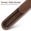 NUOLUX Chopstick Holder Chopstick Chopstick Wooden Chopstick with Cutlery Storage Japanese Mountain Travel Case, Holder, Case, Adult, 26cm, Bento,